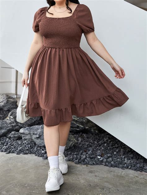 Pin by 𝒜𝓇𝓎𝒶𝓂𝒸𝓇𝒾𝓈𝓈𝓉 on SHEIN 2023 | Plus size short dresses, Curvy ...
