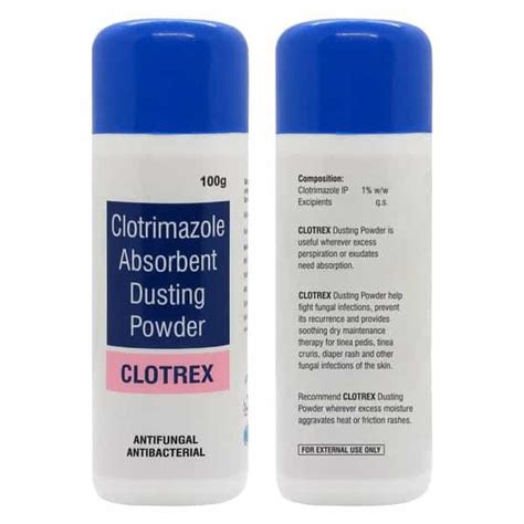 Buy CLOTREX CLOTRIMAZOLE ANTI FUNGAL | TOTAL SKIN RELIEF DUSTING POWDER ...