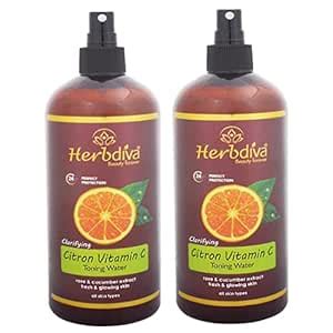 Buy Herbdiva Citron Vitamin C Toning Water 500ml | 24Hour Fresh Skin ...