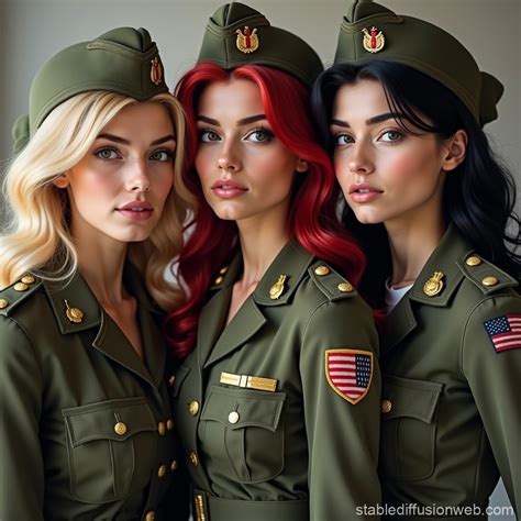 Women in Military Uniform 的图像结果