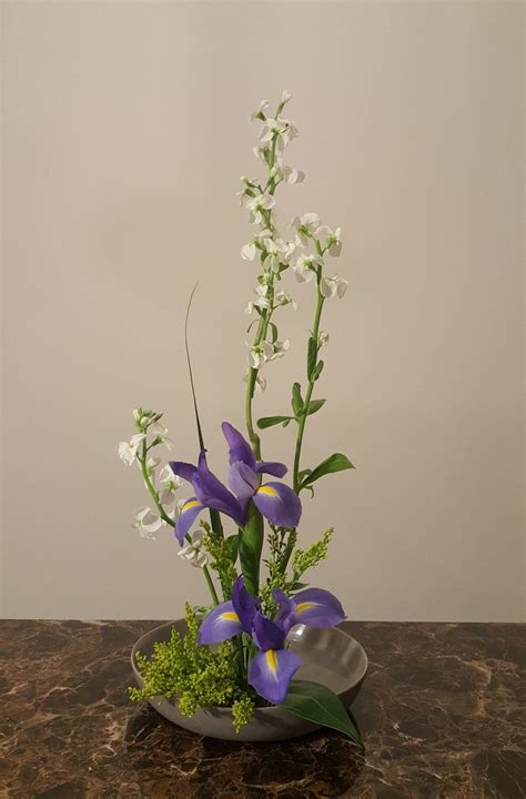 Ikebana Flower Arrangement by Michiko