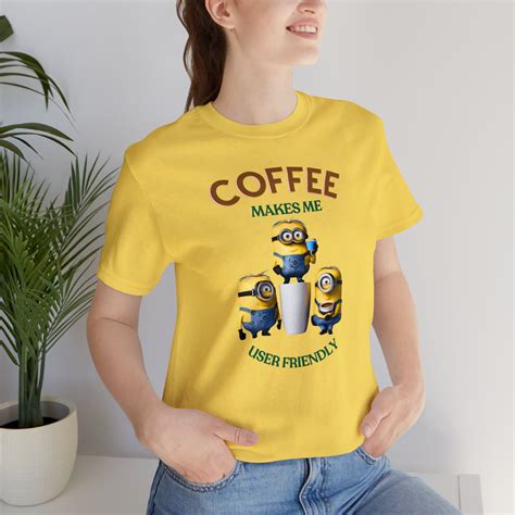 Need Coffee: Unisex Minion Memes T-shirts, Despicable Me, Birthday Gift ...
