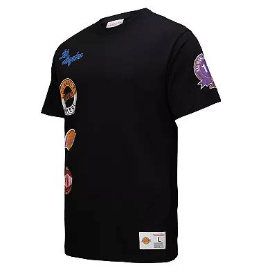 Men's Black Los Angeles Lakers Black Out Collection Vintage Premium T-Shirt