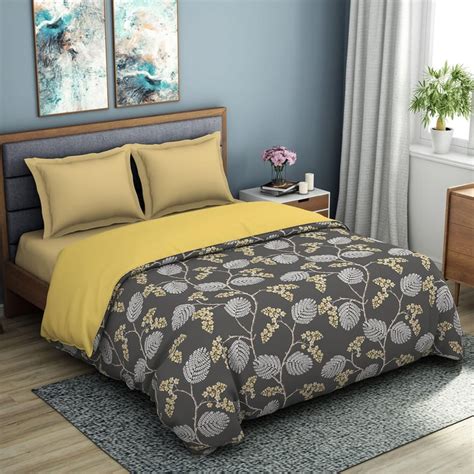 Buy SPACES Essential Bonica Printed Double Bed Quilt - 224 x 270 cm ...