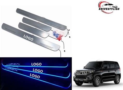DriveStylish Car Led Step/Scuff Plate/Sill Plate For Mahindra Bolero ...