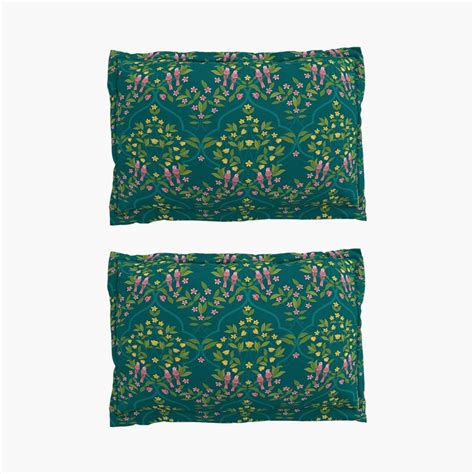 Buy Corsica Bela Microfibre 3Pcs Printed Queen Bedsheet Set from ...