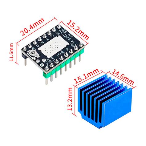 MKS TMC2225 Stepper Motor Driver - Ultra Quiet with Better Heat ...