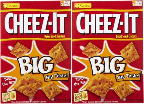 Amazon.com: Cheez-It Cheese Crackers, Baked Snack Crackers, Lunch ...