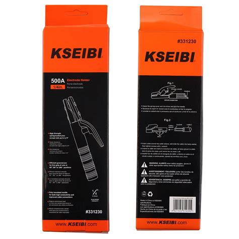 KSEIBI 331215 300 Amp Welding Electrode Holder American Design: Buy ...