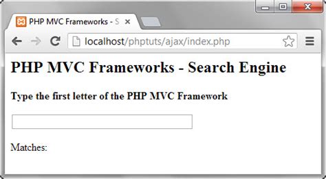 Ajax Tutorial PHP SQL 的图像结果