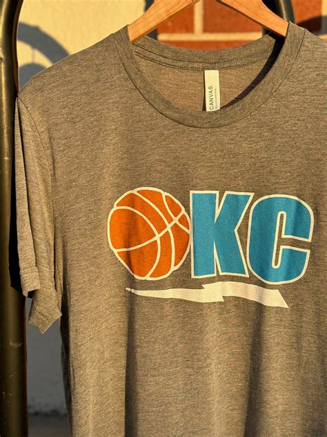 OKC Basketball Tee – Blue Seven