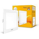 wipro Polycarbonate Garnet 7W Square LED Alpha Panel | Warm White Light ...