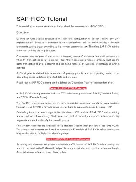 SAP-FICO Tutorial PDF 的图像结果