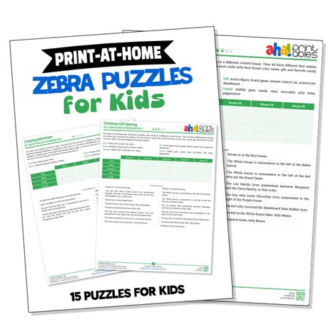 Image result for Zebra Puzzles