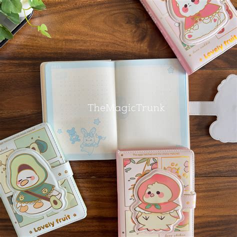 Kawaii Lovely Fruit Magnetic Strap Diary ( 1pc ) – The Magic Trunk