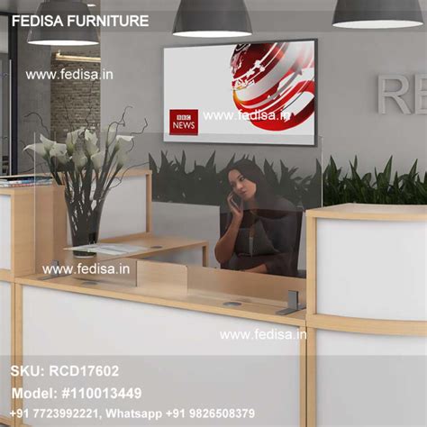 Small Reception Table Axis Reception Desk Narrow Reception Desk ...