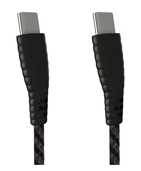 WRAPS WCCCB-V17 USB -C to USB -C Black Cable : Amazon.in: Computers ...