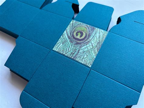 Peacock Gift Box Tutorial 的图像结果