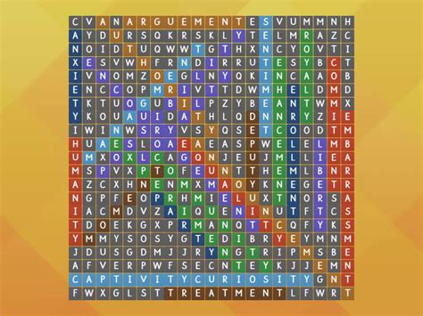 Find the words that end with ity and ty - Wordsearch