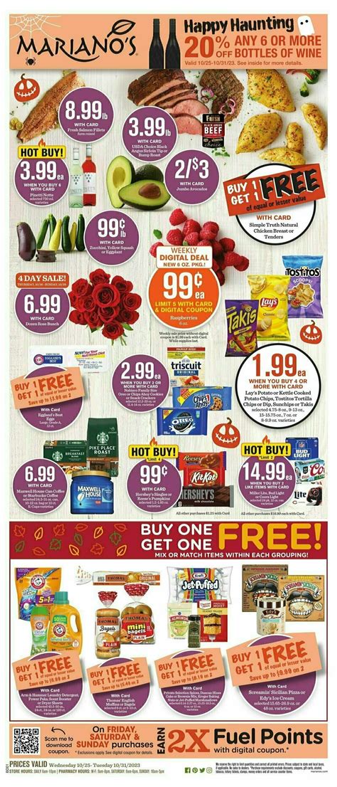 Mariano's Weekly Ad & Deals from October 25