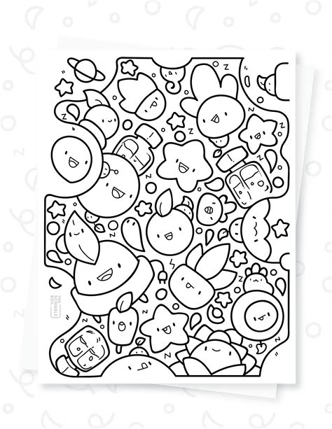 10 Fun Doodle Coloring Pages for Adults Printable | Coloring Craze