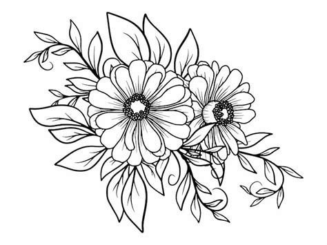 Bloemen tekening Afbeeldingen - Gratis downloaden op Freepik