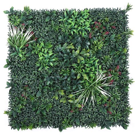 Multicolor Mix Leaves Artificial Vertical Green Wall
