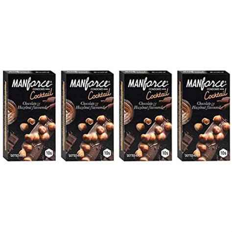 Buy MANFORCE COCKTAIL CONDOMS (DOTTED-RINGS) HAZELNUT & CHOCOLATE ...