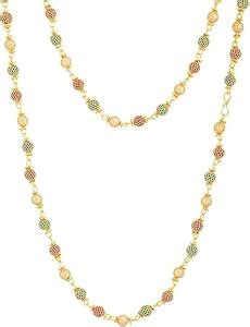 Necklace Pearl beads and Meenakari Beaded Long Necklace, Traditional ...