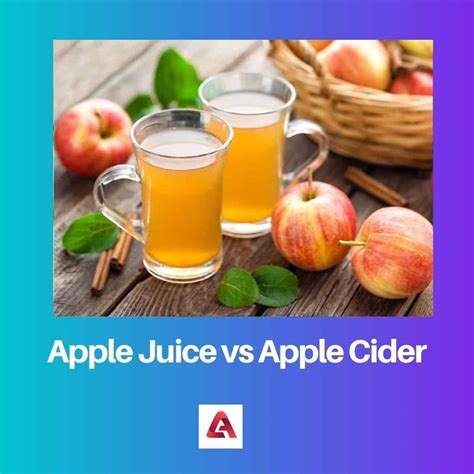 Apple Juice vs Apple Cider: Difference and Comparison