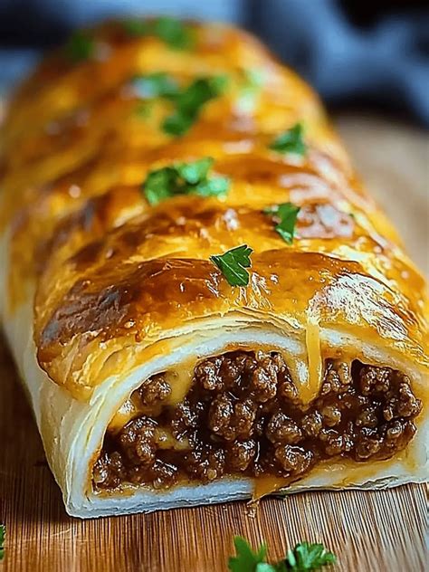 Ultimate Cheesy Ground Beef Roll: Irresistibly Delicious Comfort