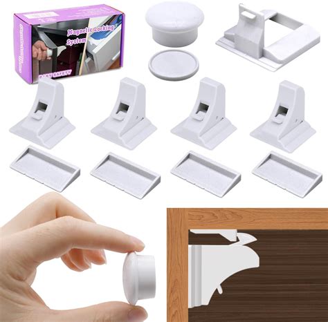 Amazon.com: Magnetic Drawer Locks for Baby Proofing, Child Safety ...