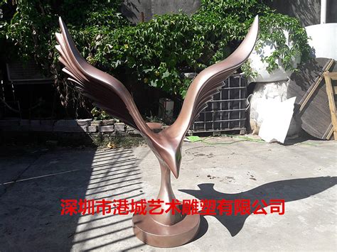 大鹏展翅高飞动物类玻璃钢抽象鸟雕塑哪家好|纯艺术|雕塑|港城雕塑 - 原创作品 - 站酷 (ZCOOL)