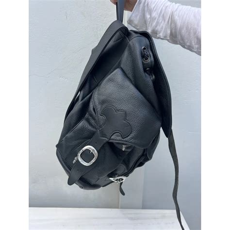 Leather backpack Chrome Hearts Black in Leather - 48532237