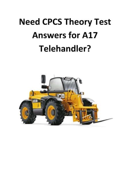 Image result for CPCS Telehandler Test