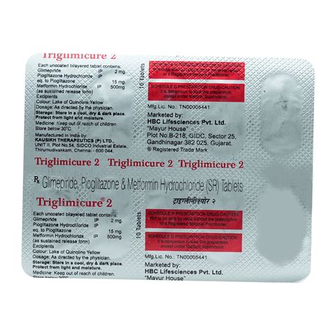 TRIGLIMICURE 2MG TABLET | Uses, Side Effects, Price | Apollo Pharmacy
