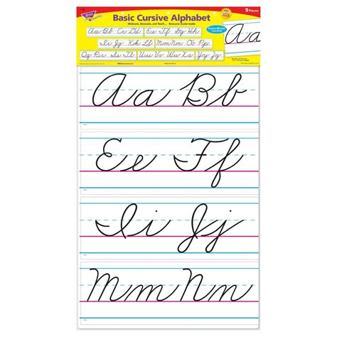 Zaner Bloser Handwriting Chart Printable