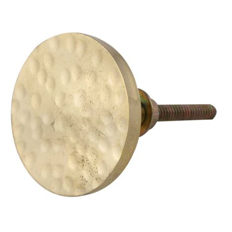 Golden Round Hammer Flat Iron Cabinet Knobs