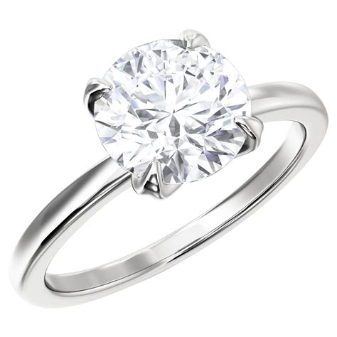 Vintage Diamond Solitaire Engagement Ring For Sale at 1stDibs