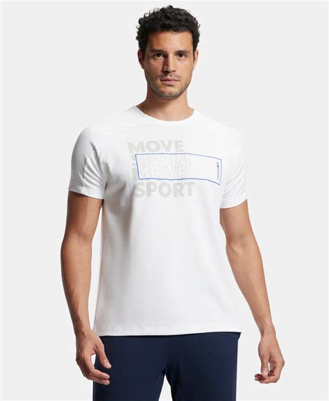 Buy Super Combed Cotton Blend Graphic Printed Round Neck Half Sleeve T ...