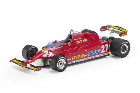 1/18 GP Replicas 1981 Gilles Villeneuve Ferrari 126CX #28 Formula 1 Car ...
