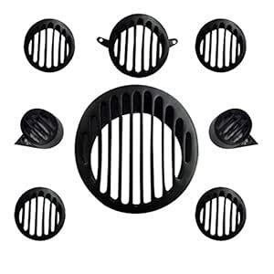 A&A Automobile® Customized Heavy Metal Black Combo Complete Set ...