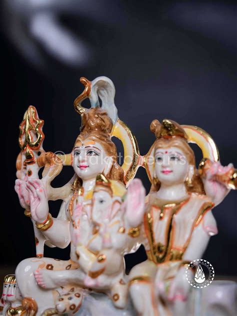 Shiv Parivar 9" | Cultured Marble – Tilak Stone Arts India