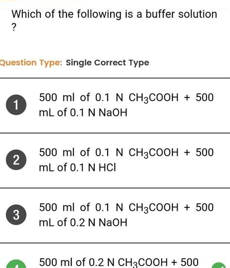 Image result for Buffer Solution Problem