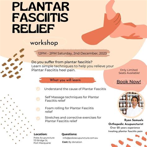Plantar Fasciitis Workshop, 113 Bridge St, Port Macquarie NSW 2444 ...