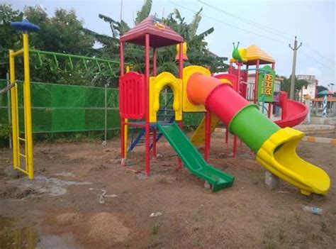 Playground Slide - KID Multilane Playground Slide Service Provider from ...