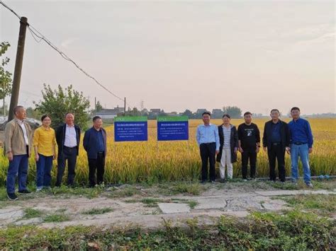 国家水稻产业技术体系扬州综合试验站赴示范县调研