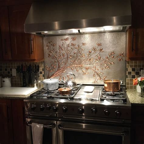 Copper Backsplashes | Handmade Kitchen Copper Panels