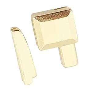 CALANDIS™ Metal Zipper Latch Slider Retainer Insertion Pin Light Gold ...