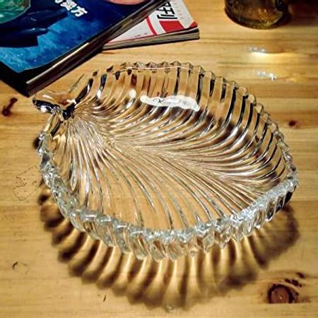 Buy KEXES WOKQIXAK Glass Fruit Bowl Plate for Dining Table Classic ...